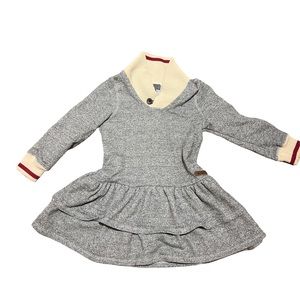 EUC Roots grey dress size 3T. Cute and cozy!